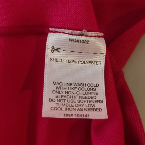 Koppen pink long sleeve 1/4 zip pullover jacket - MEDIUM - Picture 4 of 4